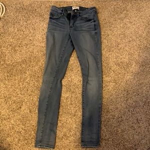 william rast 24 waist skinny jeans no rips